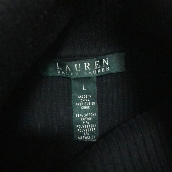 Ralph Lauren Gold & Black Sweater - Picture 3 of 4